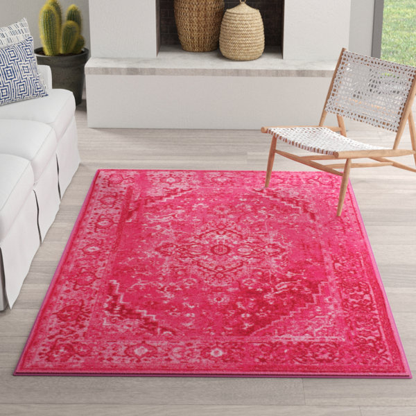 Mistana Decker Oriental Pink Area Rug & Reviews Wayfair